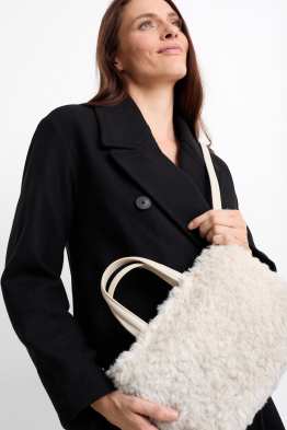 Bolso shopper pequeño con correa extraíble