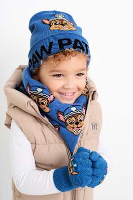 Ensemble bonnet tour de cou gants garcon 2025