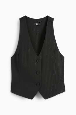Gilet sans manches - fines rayures