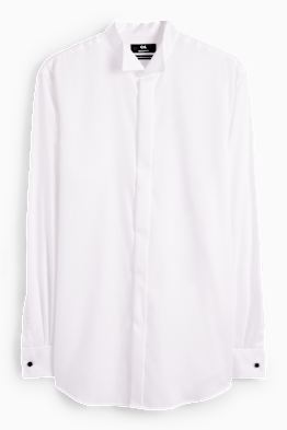 Camicia smoking - regular fit - collo diplomatico - facile da stirare