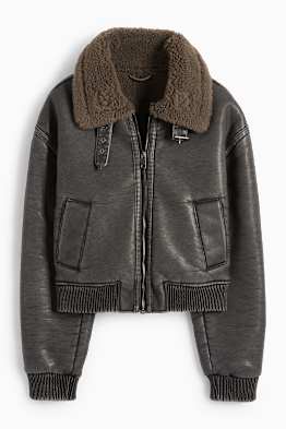Veste imitation mouton - synthétique