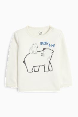 Orso polare - maglione di pile per neonati