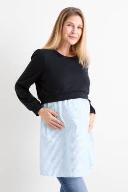 Sweat d’allaitement - look 2-en-1