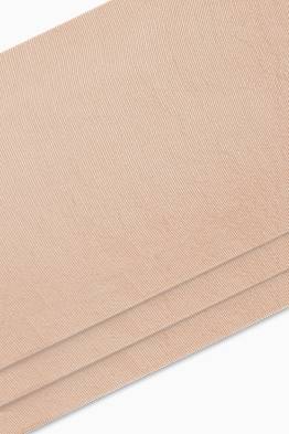 Lot de 3 paires - collants fins hauteur genou - LYCRA® - 20 DEN