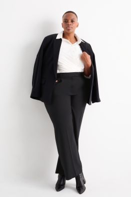 Pantalon - high waist - wide leg