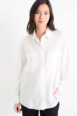 Blusas blancas lisas clearance