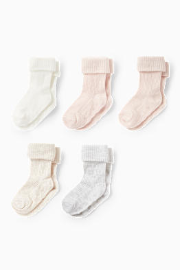 Multipack 5er - Baby-Anti-Rutsch-Socken