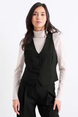 Gilet sans manches - fines rayures