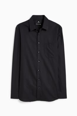 Chemise de bureau - regular fit - col kent - facile à repasser