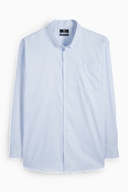 Camicia - regular fit - button down - facile da stirare - a quadretti