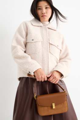 Bolso de hombro con correa extraíble - polipiel