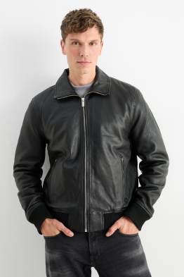 Veste en cuir dans plusieurs couleurs et tailles E Shop C A