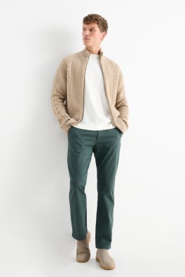 Chinos with belt - regular fit