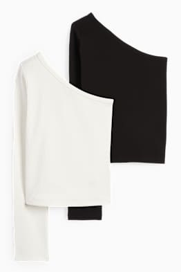 Multipack 2er - Langarmshirt - gerippt