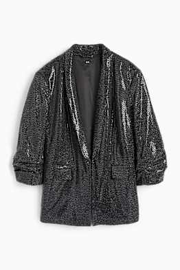 Blazer - relaxed fit - brillant