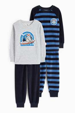 Multipack 2er - Walross - Winterpyjama - 4 teilig