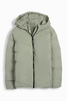 Giacca trapuntata con cappuccio - idrorepellente