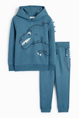 Dinosaure - ensemble - sweat à capuche et pantalon de jogging - deux pièces