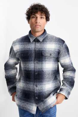 Veste-chemise - à carreaux