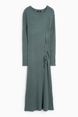 Vestito in maglia - a coste