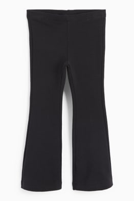 Flared thermal leggings