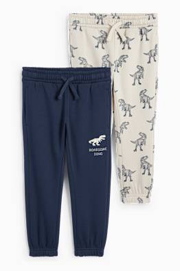 Lot de 2 - dinosaures - pantalons de jogging