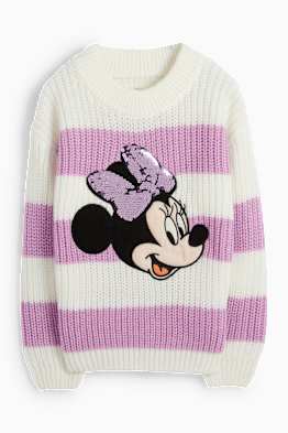 Minnie Mouse - jumper . ribbed - striped