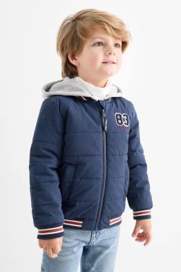 Quilted jacket with hood