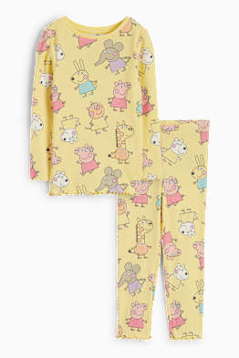 Peppa Pig - pigiama - a coste - 2 pezzi