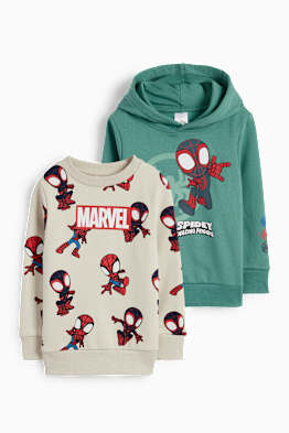 Pack de 2 - Spider-Man - sudadera con capucha y sudadera sin capucha