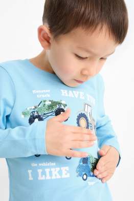 Multipack 2er - Fahrzeuge - Langarmshirt
