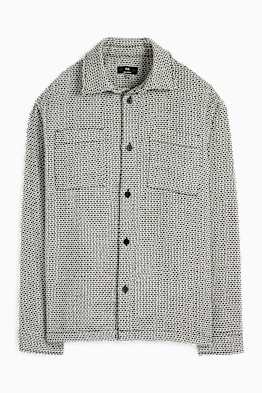 Shirt - relaxed fit - kent collar - patterned
