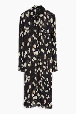 Vestido camisero - de lunares