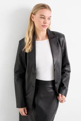 Blazer in pelle