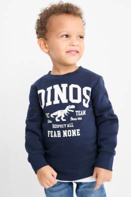 Lot de 2 - Dinosaure et tracteur - Sweat et sweat à capuche