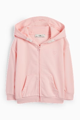 Corazón - sudadera con cremallera y capucha