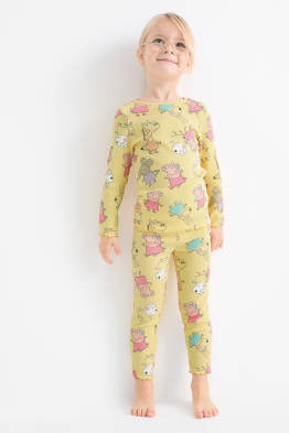 Peppa Pig - pigiama - a coste - 2 pezzi