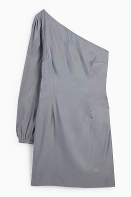 Robe à épaule dénudée - brillante