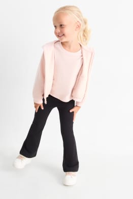 Flared thermal leggings