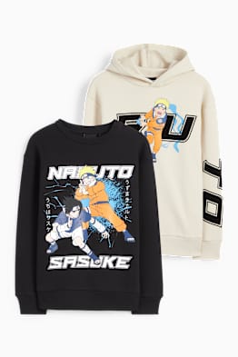 Multipack 2er - Naruto - Sweatshirt und Hoodie