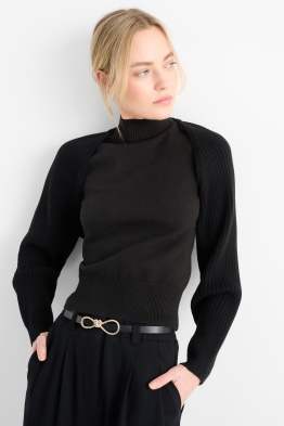 Ensemble - top en maille et boléro - 2 pièces