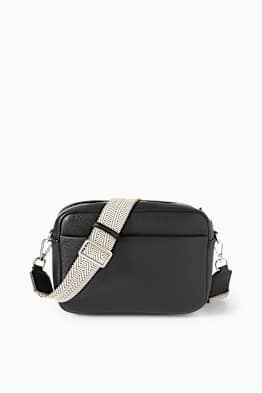 Bolso bandolera con correa extraíble - polipiel