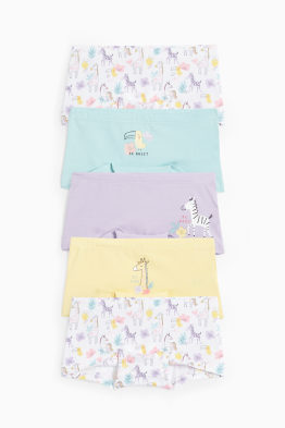 Set van 4 - wilde dieren - boxershort