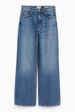 Wide leg jeans - high waist
