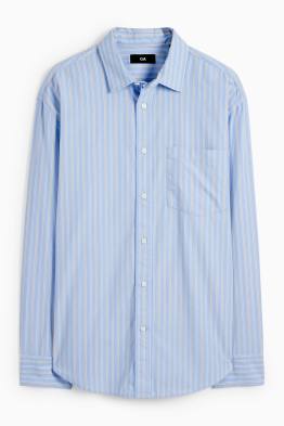 Overhemd - loose fit - kent - gestreept