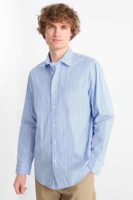 Overhemd - loose fit - kent - gestreept