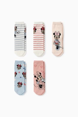 Multipack 5er - Minnie Maus - Socken mit Motiv