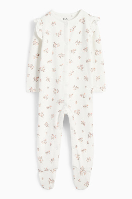 Floricele - pijama salopetă bebeluși
