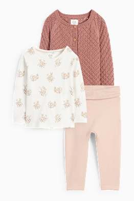 Häschen - Baby-Outfit - 3 teilig
