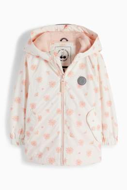 Veste à capuche - déperlante - à fleurs